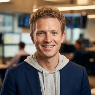 Ryan Brooks, listed as Lead Trading Analyst at Kite Ertragmere in a profile image